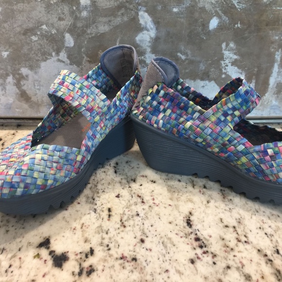 BM Bernie Mev Platform Multicolor Shoes Wm Sz 9 - Picture 2 of 7
